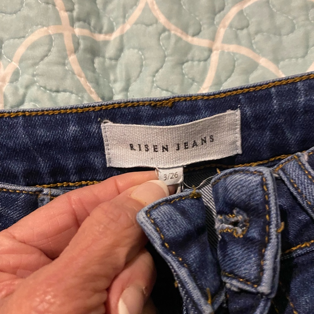 Risen Jeans Blue Denim